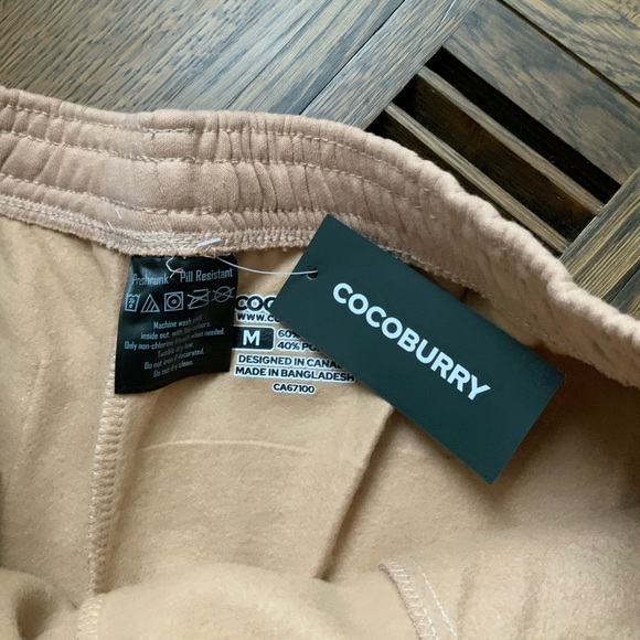 COCOBURRY Men’s Drawstring Jogging Casual Shorts Clay BRAND NEW Size Reg Medium - Picture 3 of 7